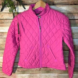 Girls Pink Quilted Gap jacket